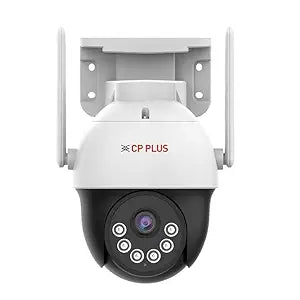CP PLUS 3MP 4G SIM-Based Wireless Security Outdoor CCTV Camera for Home | CTC Cyber Secure Tech | Human Detection | Motion Alerts | IR Night Vision 30M | SD Card Recording | EZ-S35T