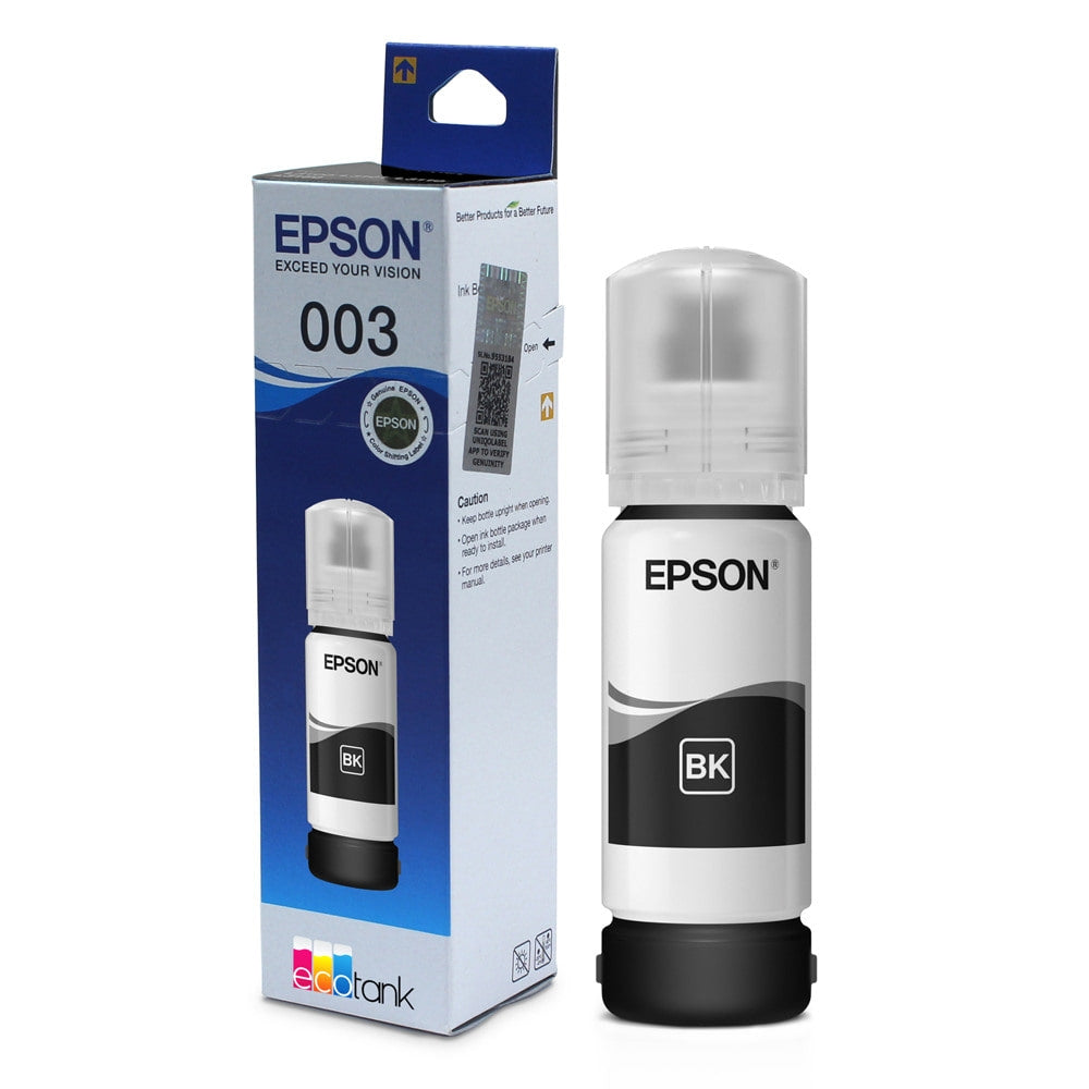 Epson 003 Black Ink Bottle for EcoTank Printers